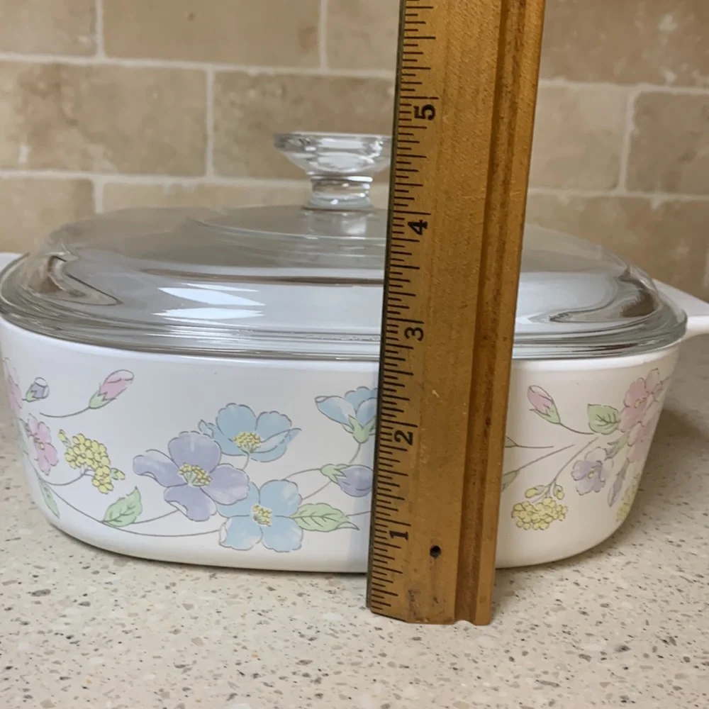 Pastel Bouquet Bakeware by CorningWare A-2-B 2 liter